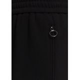 s.Oliver - Broek - Zwart - Jersey - Tapered, Mid Waist, Elastische Taille