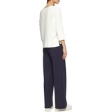 s.Oliver RED LABEL - Sweatshirt - Effen - Katoenmix - 3/4-Mouw - V-Hals