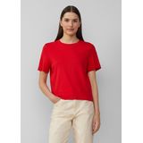s.Oliver - T-shirt - Rood - Met Halve Mouw