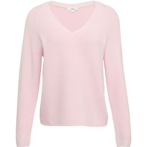 Trui - Gebreid - Katoenmix - V-hals