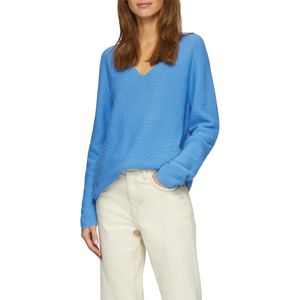 s.Oliver - Gebreide Pullover - Effen - Comfort Fit - V-hals - Knitwear