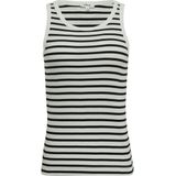 OFF WHITE STRIPE - Tanktop - Met Ribstructuur - Slim Fit