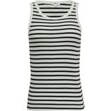 OFF WHITE STRIPE - Tanktop - Met Ribstructuur - Slim Fit