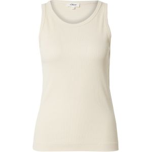 Top - Effen - Jersey - Mouwloos - Ronde Hals - Slanke Pasvorm