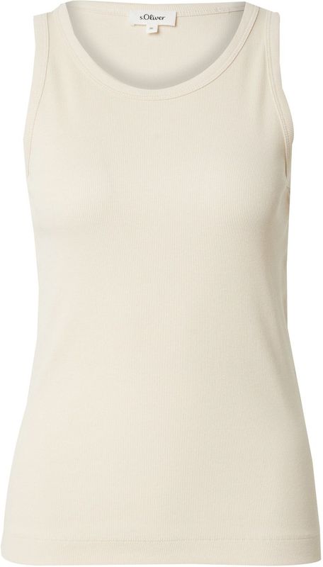 Top - Effen - Jersey - Mouwloos - Ronde Hals - Slanke Pasvorm