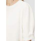 Sweatstof - Effen - Ronde Hals - Halve Mouw - Normale Pasvorm