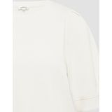 Sweatstof - Effen - Ronde Hals - Halve Mouw - Normale Pasvorm