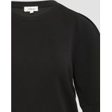 s.Oliver - Sweatshirt - Zwart - Korte Mouwen - Regular Fit