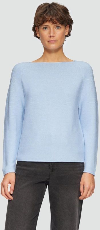 s.Oliver RED LABEL - Regular Fit - Gebreide Pullover - Effen - Katoenmix