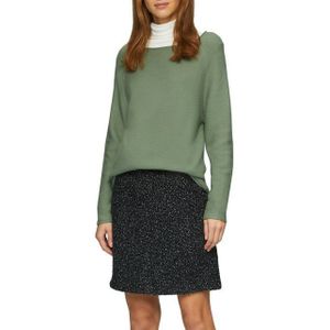 s.Oliver - Gebreide Trui - Olive Green - Met Boothals