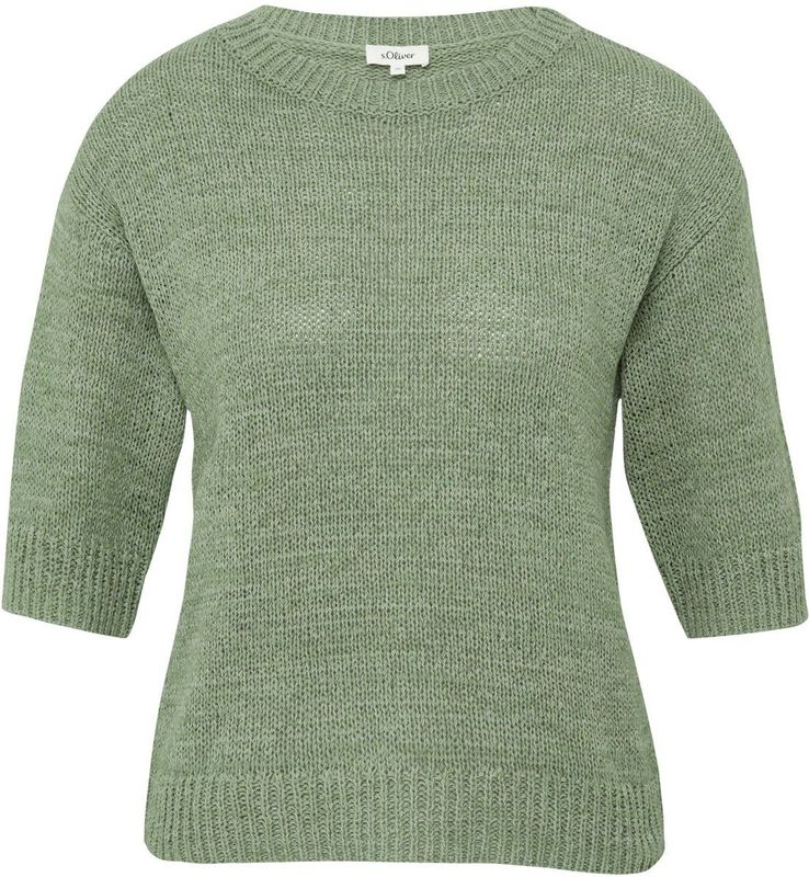 s.Oliver RED LABEL - Relaxed Fit - Pullover - Katoenmix - Effen