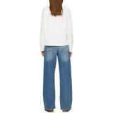 Sweater - Effen - Sweatstof - Ronde Hals - Lange Mouwen