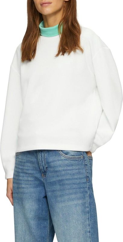 Sweater - Effen - Sweatstof - Ronde Hals - Lange Mouwen