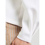 s.Oliver - Sweatshirt - White - Relaxed Fit - Lange Mouwen
