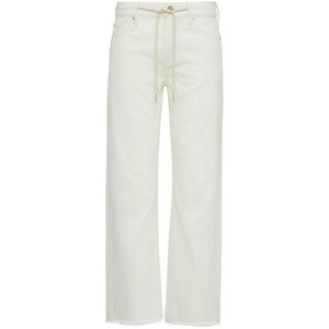 Jeans - White - Katoen - Recht