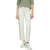 Jeans - White - Katoen - Recht