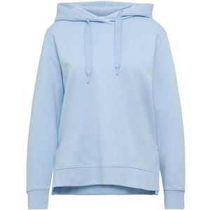 s.Oliver Sweatshirt Weiches Kapuzensweatshirt mit seitlichen Schlitzen Durchzugkordel