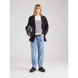 s.Oliver Trui Ecru - Fijn Gebreid met Ronde Hals en Lange Mouwen