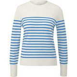 s.Oliver - Trui - Gestreept Patroon - Ronde Hals - Gebreid