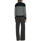 s.Oliver Casual - Fijngebreide Pullover - Gestreept - Ronde Hals - Lange Mouwen - Regular Fit