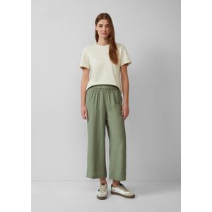 s.Oliver - Gebreide Trui - Olive Green - Met Boothals