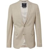 Binnenjas - Slim-fit Blazer - Luxe Linnenmix