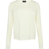 s.Oliver BLACK LABEL - Pullover - Ecru - Katoen en Acryl - Ingebreid Patroon
