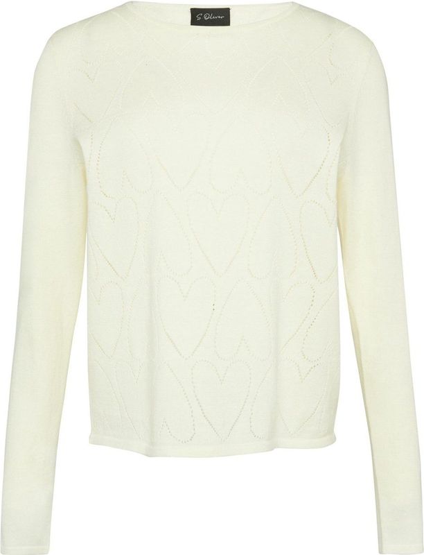 Gebreide Trui - Zwart - Knitwear - Lange Mouw - Normale Pasvorm