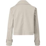 s.Oliver BLACK LABEL - Trenchcoat - Ecru - Knoopsluiting - Reverskraag