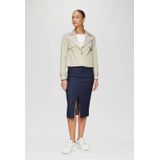 s.Oliver BLACK LABEL - Trenchcoat - Ecru - Knoopsluiting - Reverskraag