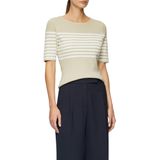 Gebreide Pullover - Slim-fit - Korte Mouwen