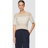 Gebreide Pullover - Slim-fit - Korte Mouwen