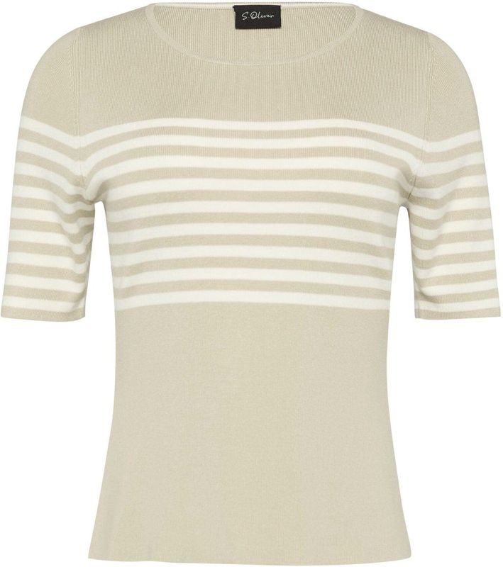 Gebreide Pullover - Slim-fit - Korte Mouwen