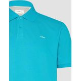 s.Oliver - Big Size - Poloshirt - Turquoise - 100% Katoen