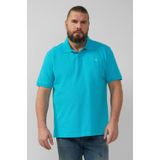 s.Oliver - Big Size - Poloshirt - Turquoise - 100% Katoen