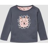 Longsleeve - Katoen - Regular-Fit - Borduursels - Print - Kinderen