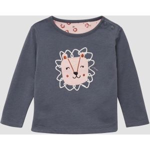 Longsleeve - Katoen - Regular-Fit - Borduursels - Print - Kinderen