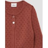 Gebreide Trui - Katoenmix - Open Gebreid - Lange Mouwen - Ronde Hals