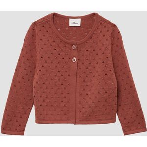 Gebreide Trui - Katoenmix - Open Gebreid - Lange Mouwen - Ronde Hals