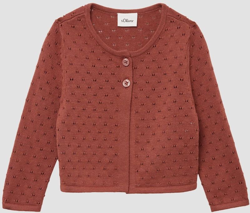 Gebreide Trui - Katoenmix - Open Gebreid - Lange Mouwen - Ronde Hals