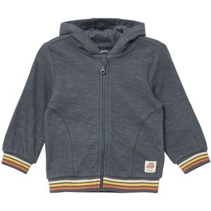 s.Oliver Outdoorjacke Strukturierte Sweatjacke mit Öhrchen an der Kapuze Kontrast-Details