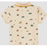 Poloshirt - Katoenen Jersey - Korte Mouwen - Normale Pasvorm - All-over Print