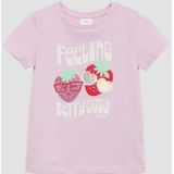 s.Oliver - T-shirt - Lichtroze - 100% Katoen