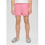 s.Oliver - Korte Broek - Roze - 100% Katoen - Elastische Tailleband