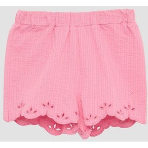 s.Oliver - Korte Broek - Roze - 100% Katoen - Elastische Tailleband