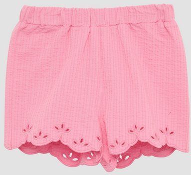 s.Oliver - Korte Broek - Roze - 100% Katoen - Elastische Tailleband