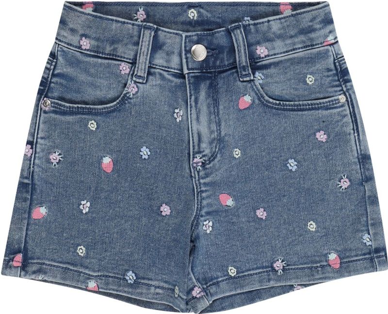 s.Oliver Jeans  blauw denim / rosa / framboos / offwhite