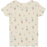 s.Oliver - T-shirt - Beige - Rib Gebreid