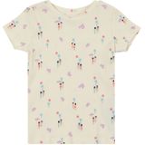 s.Oliver - T-shirt - Beige - Rib Gebreid