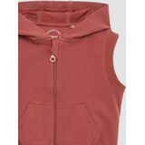 s.Oliver - Mouwloos Sweatvest - Katoen - Zwart